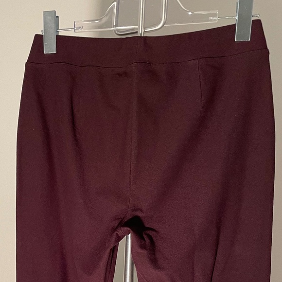 NWT Eileen Fisher Slim Ankle elastic waist Pant washable crepe in Casis PS - Picture 4 of 8